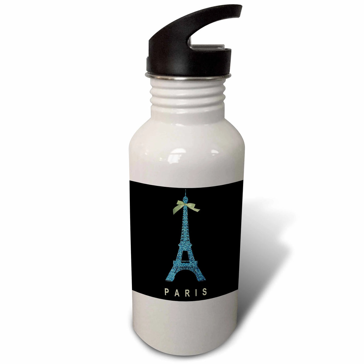 Blue Eiffel Tower Sports Water Bottle L869323