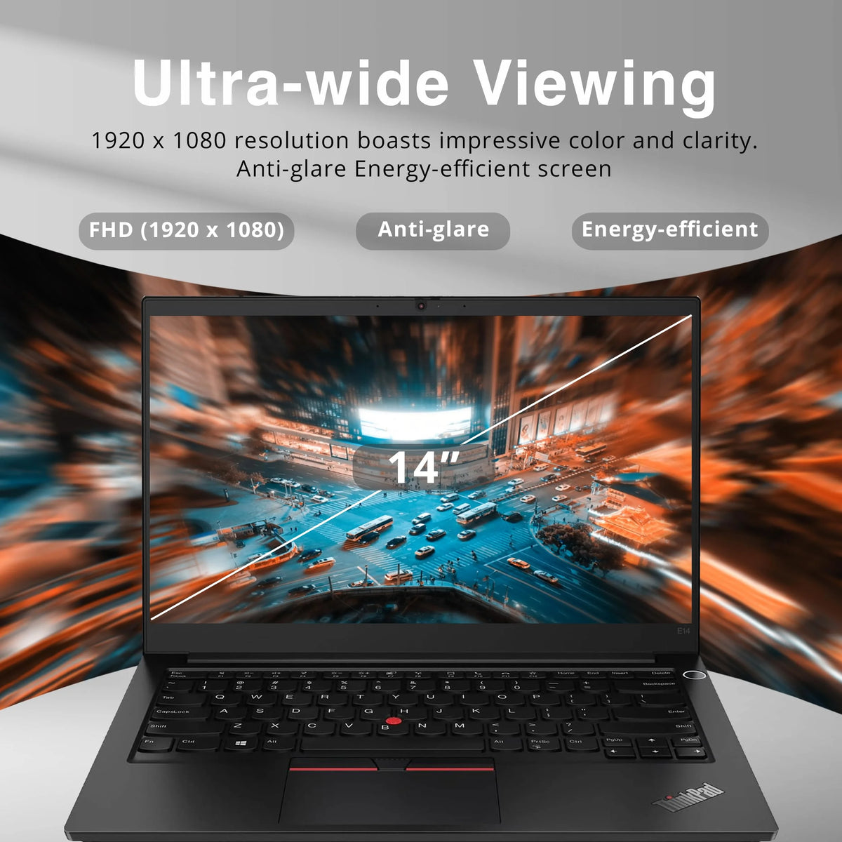 14" FHD Laptop, AMD Ryzen 7 5700U, 36GB RAM, 2TB SSD, Black G394