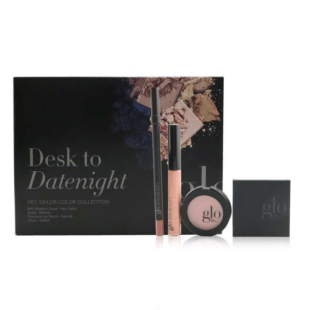 Mini Shadow Quad + Blush + Lip Pencil + Lip Gloss 4pcs G89200