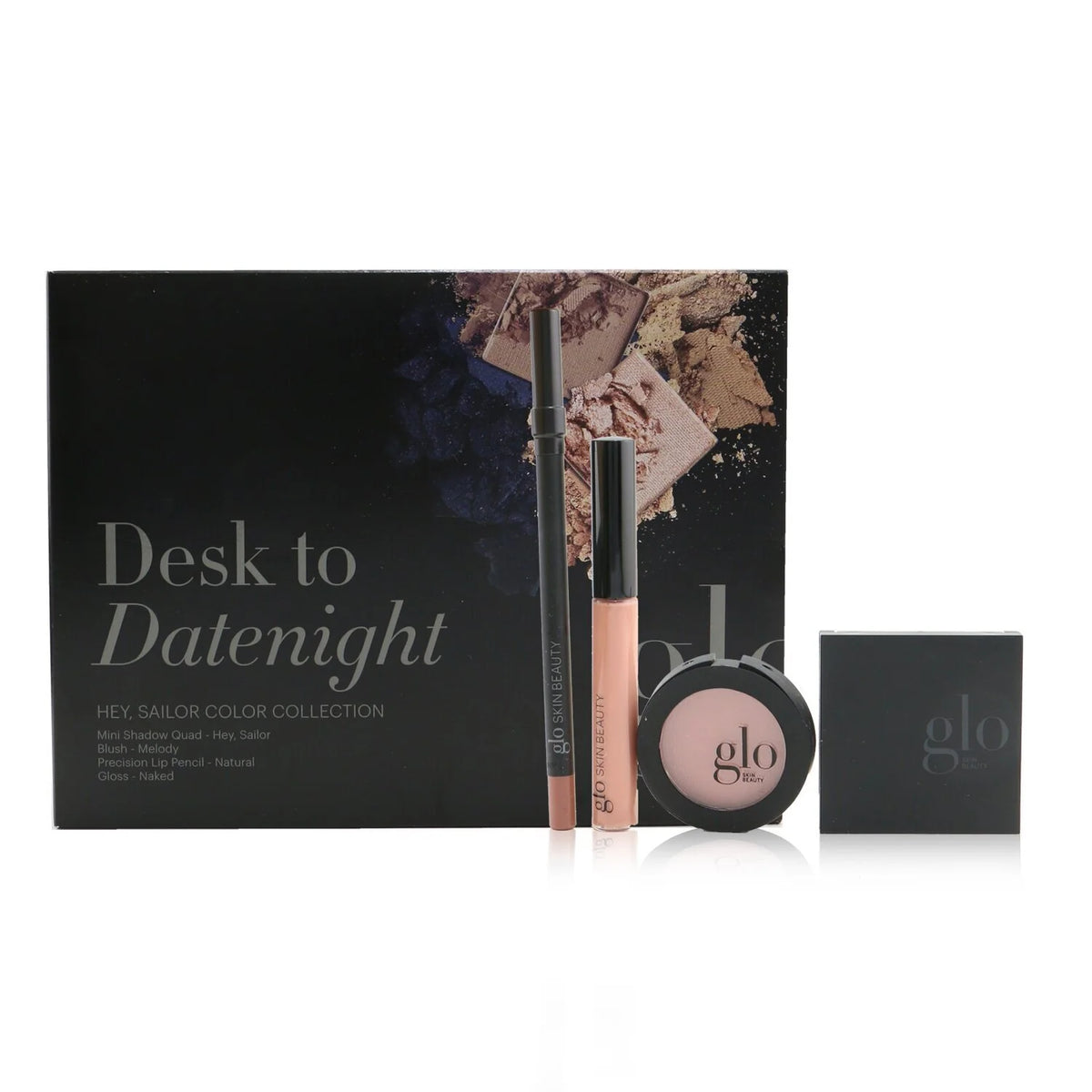 Mini Shadow Quad + Blush + Lip Pencil + Lip Gloss 4pcs G89200