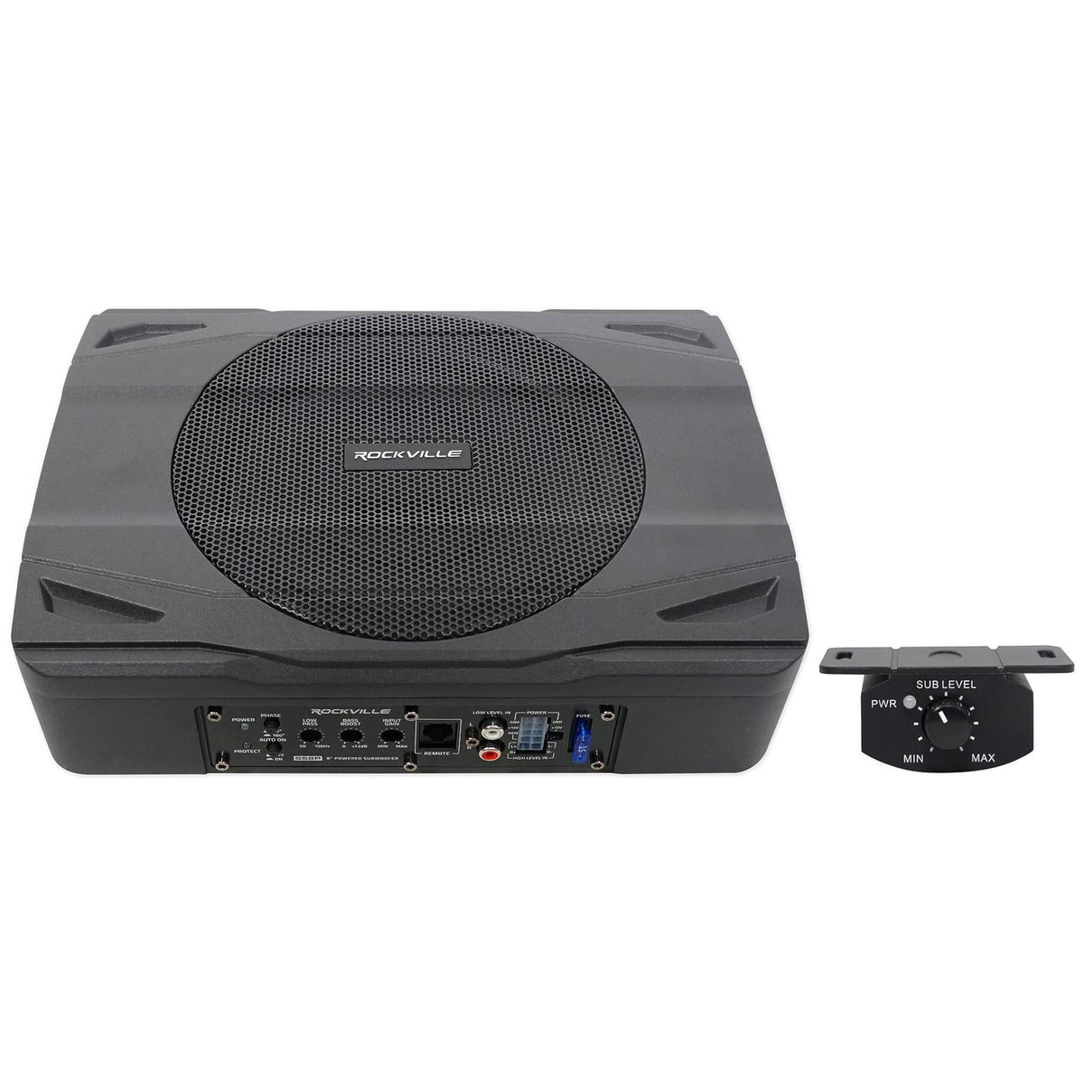 400W 8" Slim Under-seat Powered Car Subwoofer B2236