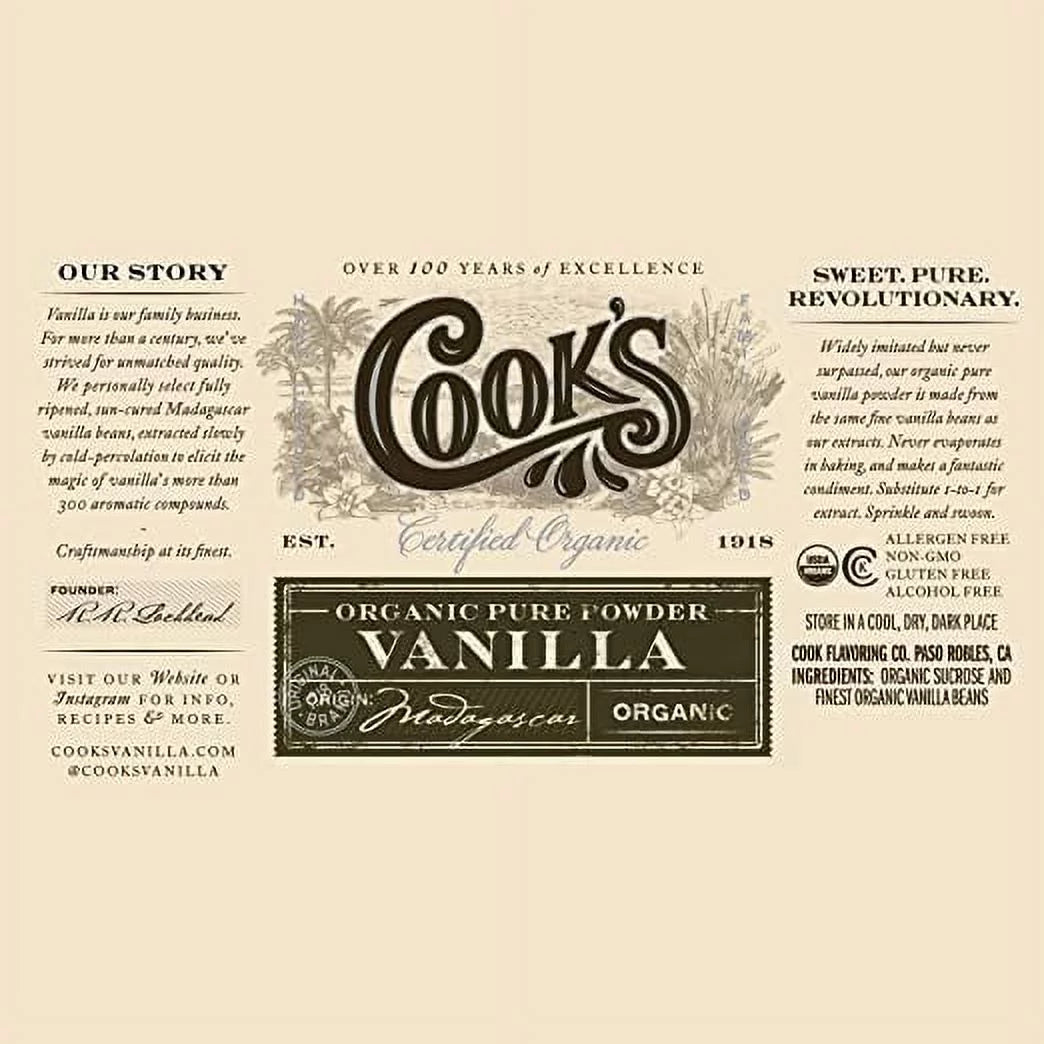 80 Ounce Pure Vanilla Powder D158411