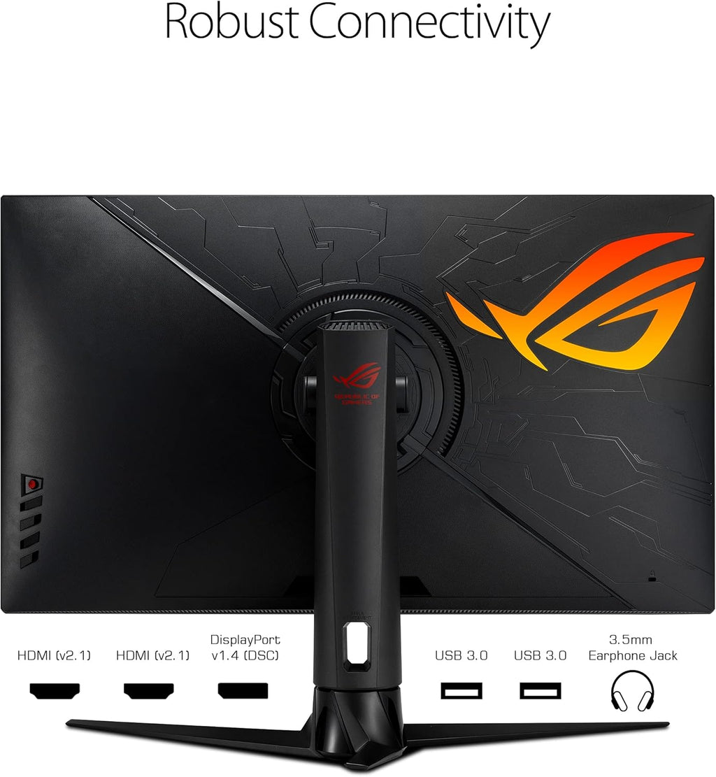 32” 4K HDR 144Hz Gaming Monitor, UHD (3840 x 2160), IPS, 1ms, G-SYNC Compatible, DisplayPort, USB A488021