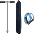 36" Marine Grade Stainless Steel 316 Boat Sand Anchor Kit with Bungee Dock Line and Case, Pack of 2 I698117
