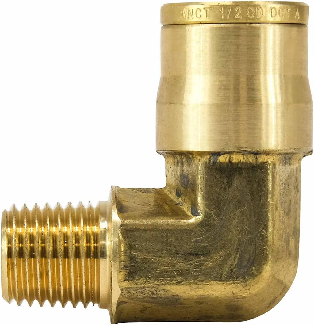 DOT Brass Push to Connect Air Brake Line Fittings Connector Kit 28-Piece W4768