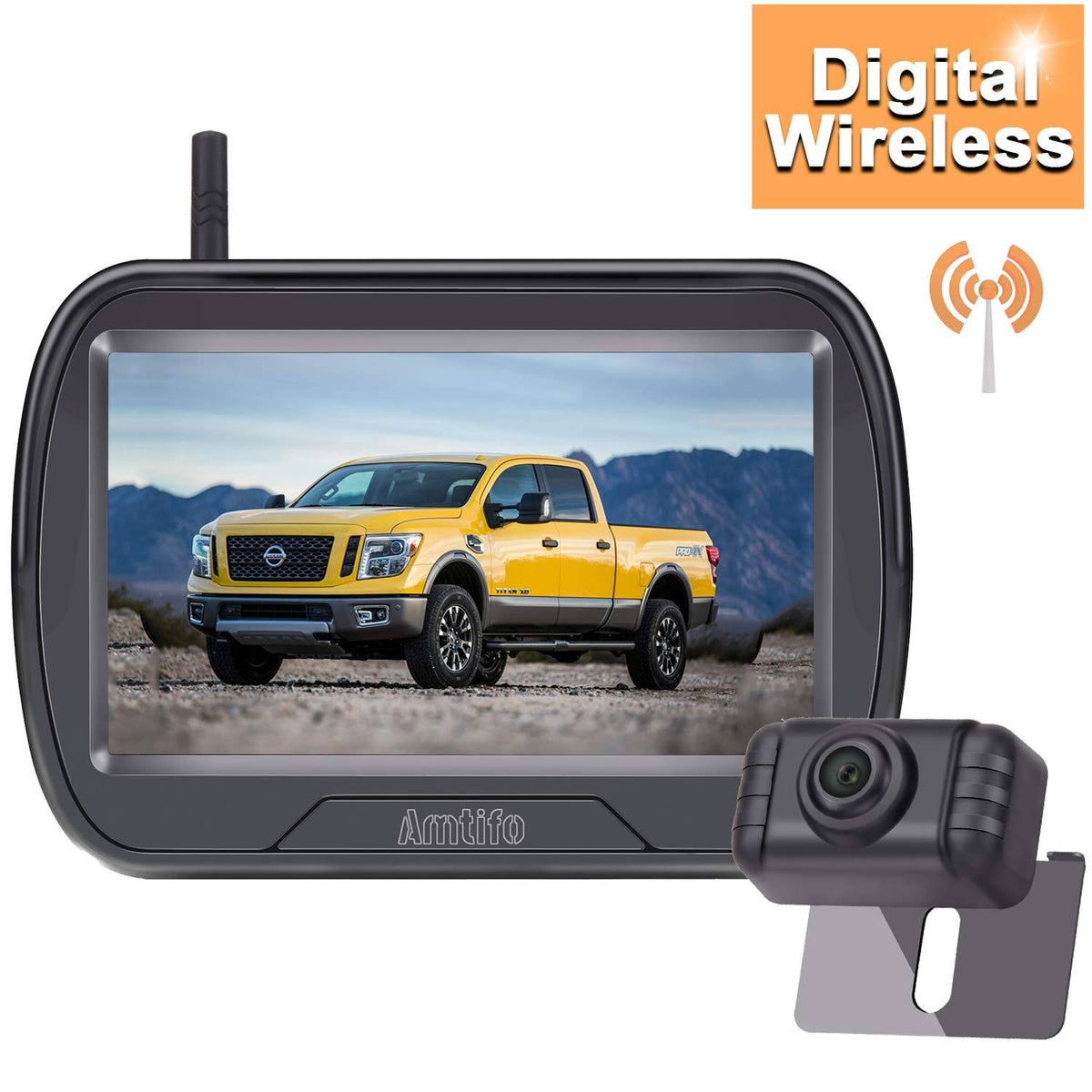 HD 720p Wireless Backup Camera Kit with 4.3 Monitor R2024