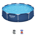 Steel Pro 10' x 30 Above Ground Swimming Pool Set with Filter Pump O3355