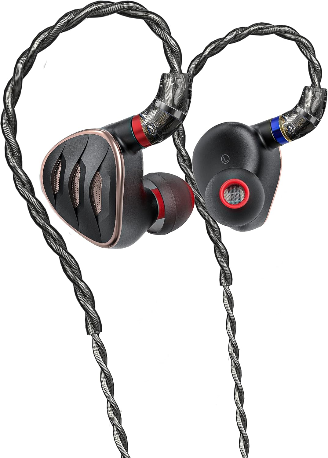 Wired Hybrid in-Ear Earbuds with Swappable Plug 2.5mm/3.5mm/4.4mm O13241