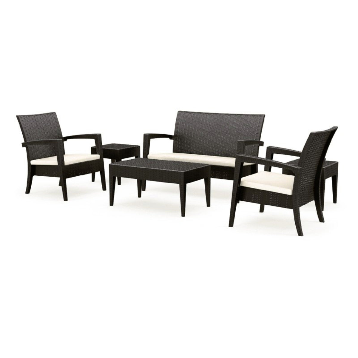 6 Piece Patio Sofa Set in Dark Gray F89974