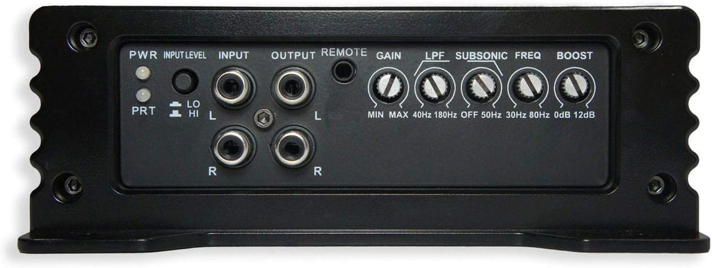 Sealed Dual 15 Sub Box Enclosure & Amp G6299
