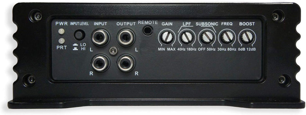 Sealed Dual 15 Sub Box Enclosure & Amp G6299