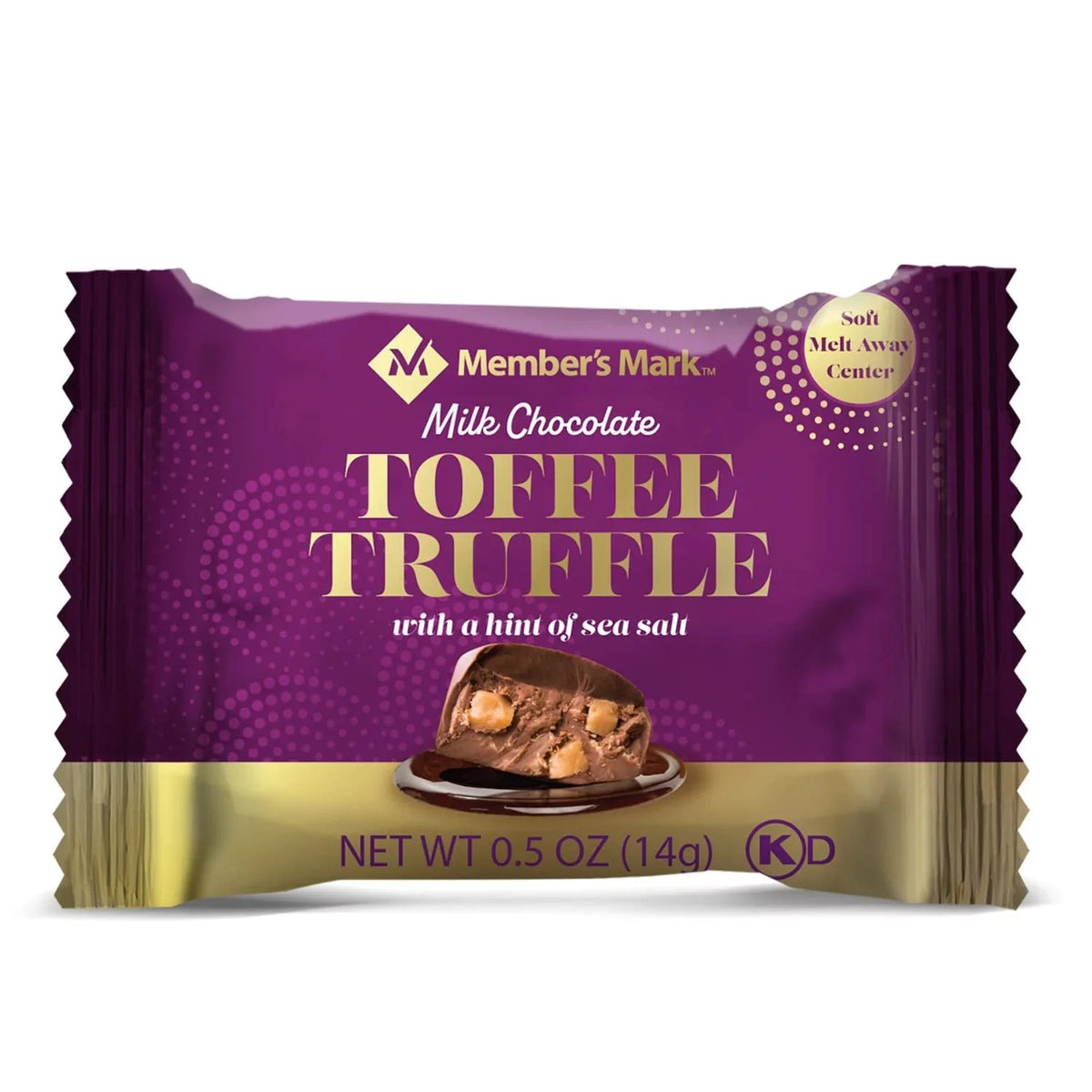 Milk Chocolate Toffee Truffle With Sea Salt 19 Oz. 38 Count M65509