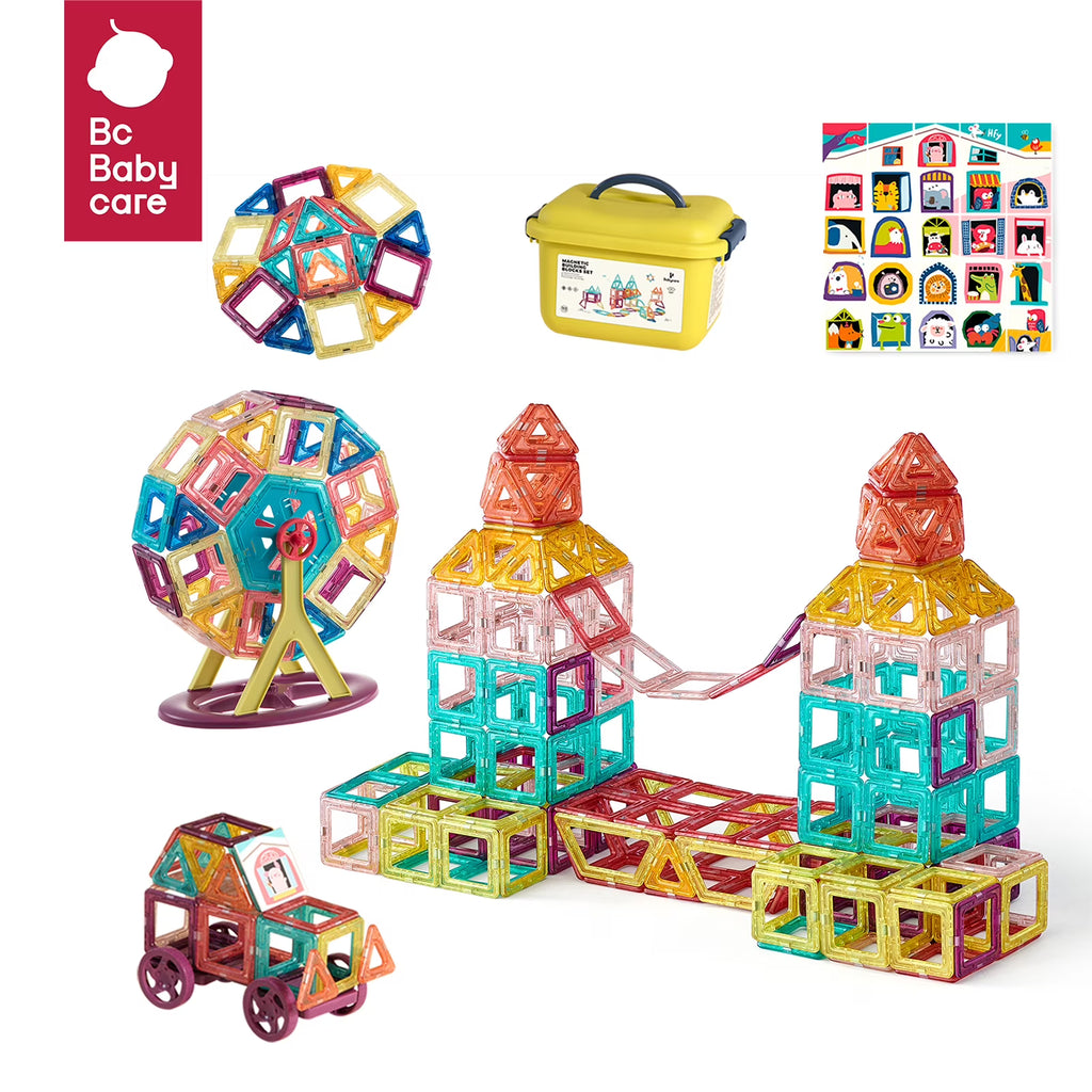 Magnetic Building Blocks with Storage Box V36972