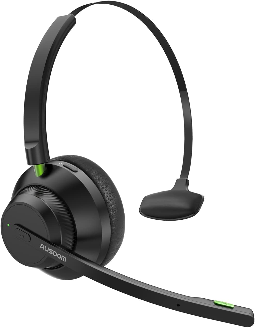 Bluetooth 5.1 Wireless Headset with Noise Cancelling Microphone, 50h Playtime On Ear Headphones, Pack of 2 B127
