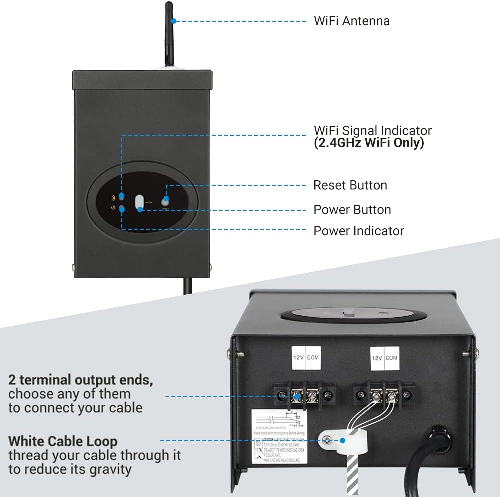 300W Smart Wi-Fi Low Voltage Transformer H248