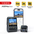 2K 1440P 60FPS + 1080P 30FPS Dashcam Front and Rear M597