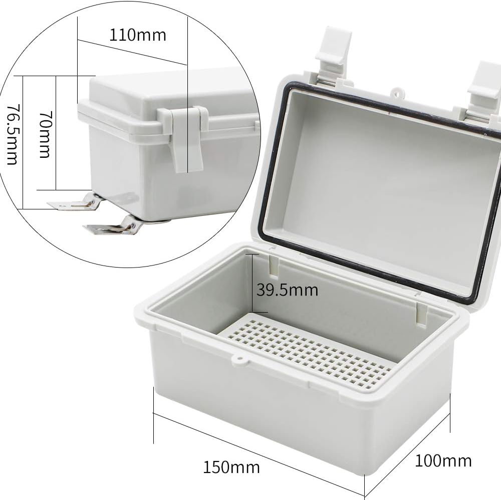 Waterproof Electrical Box with Lock and Wall Bracket M592595
