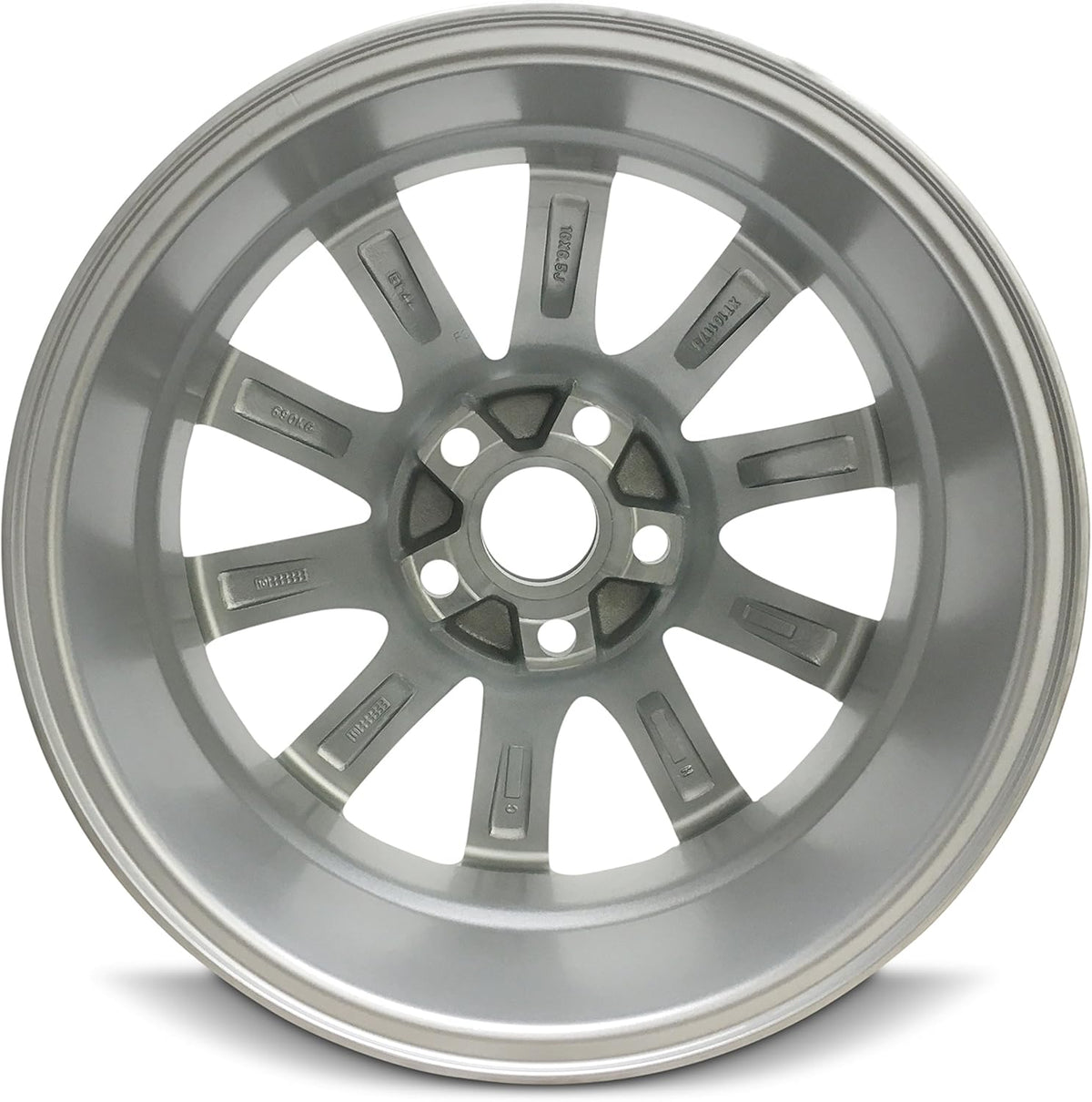 16 Inch 5 Lug Silver Aluminum Wheel K659