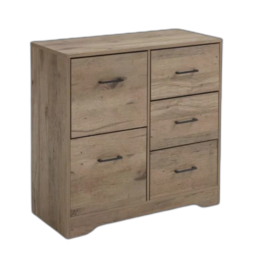 5 Drawer Brown Dresser X956