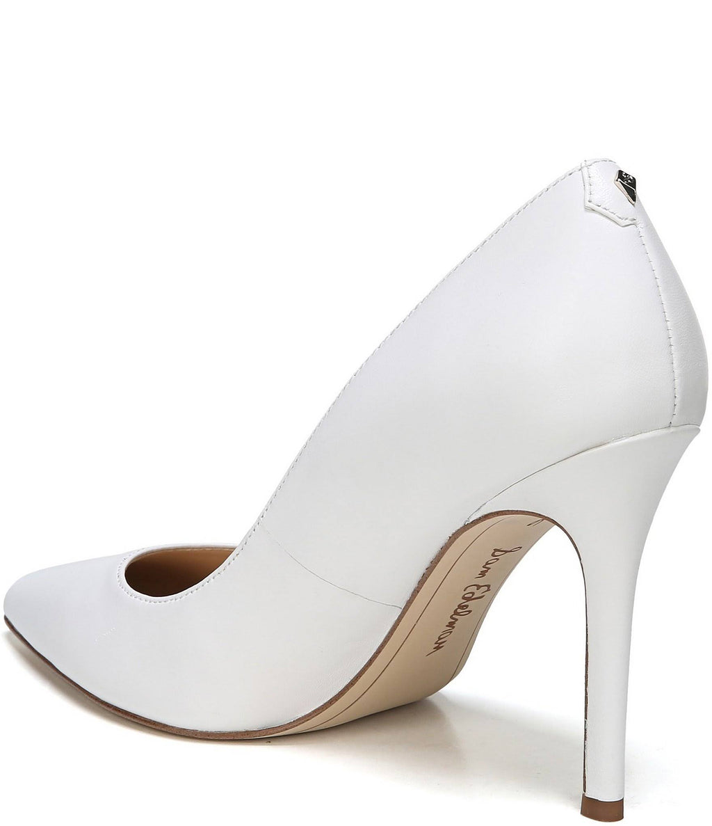 Black Leather Pumps K3199