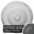 Hand-Painted Polished Copper Ceiling Medallion S290