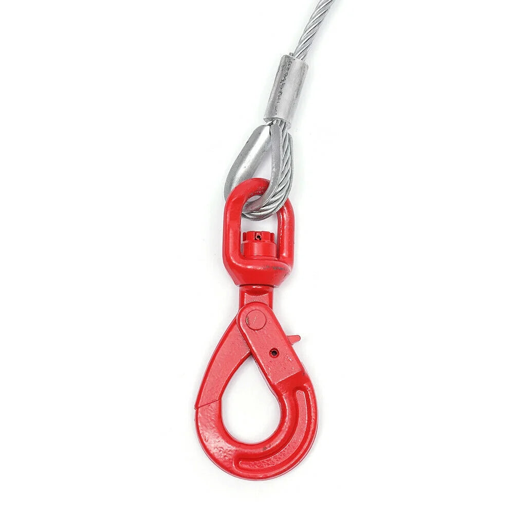 3/8" x 50inch Self Locking Steel Winch Cable with Swivel Hook N999662