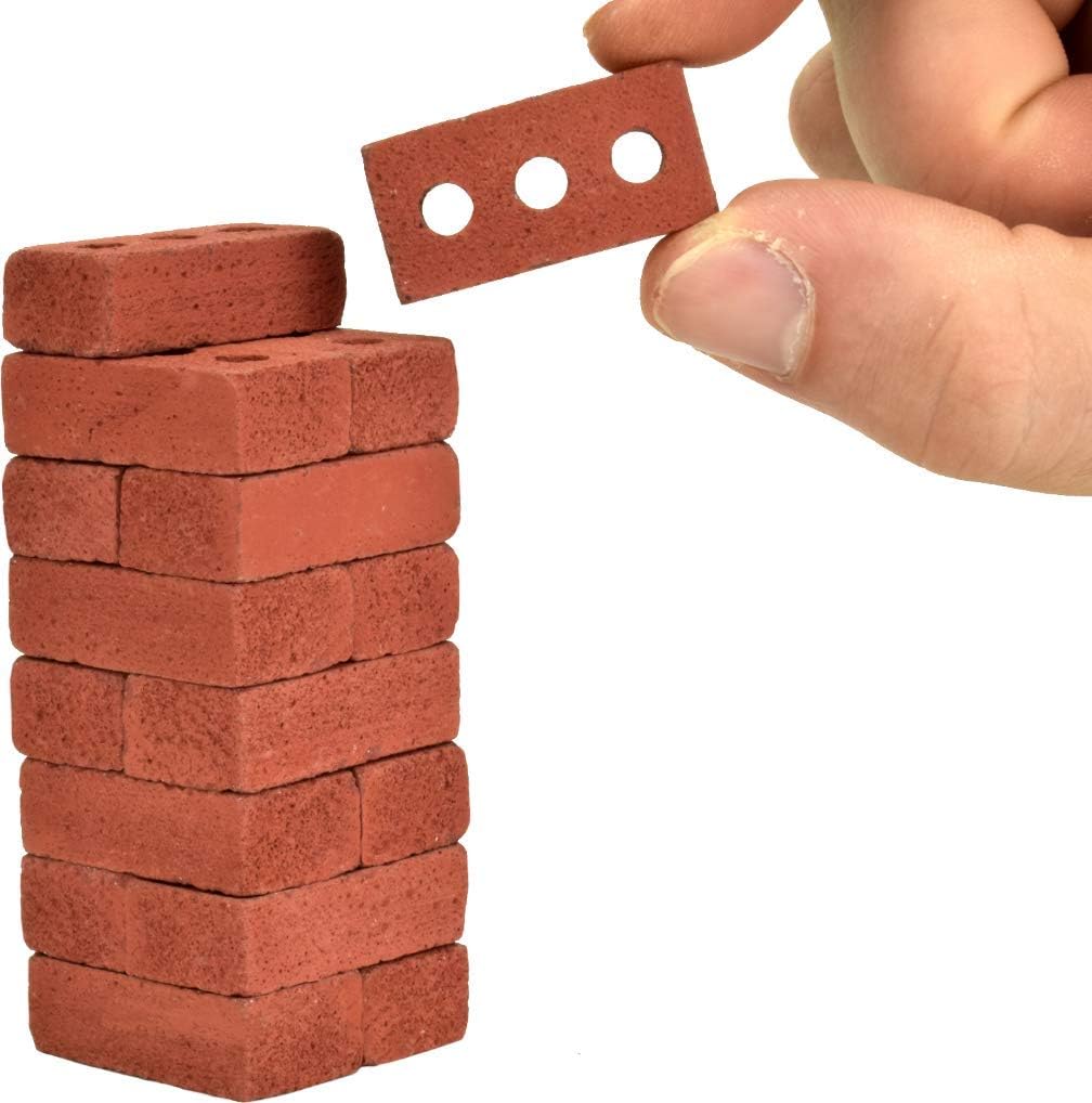 Mini Red Bricks, 1:6 Scale (160 Pack) Z4770