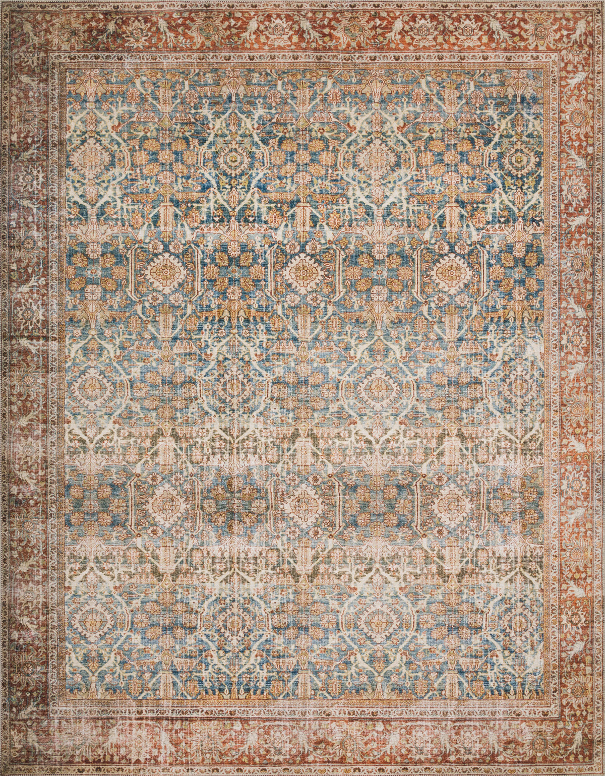 Ocean Rust 5' x 7'6 Rug B940020