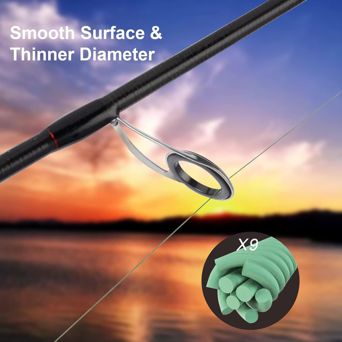 Braided Fishing Line, 9 Strands Super Lines Y14140