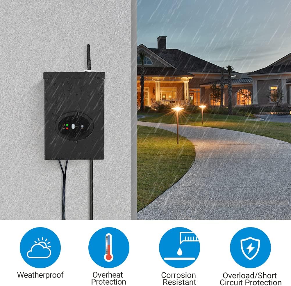 300W Smart Wi-Fi Low Voltage Transformer H248