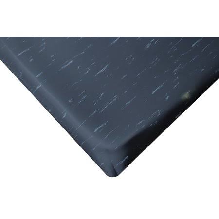 Anti-Fatigue Mat 4 ft. x 17 ft. x 1/2 in. Black/White W538246