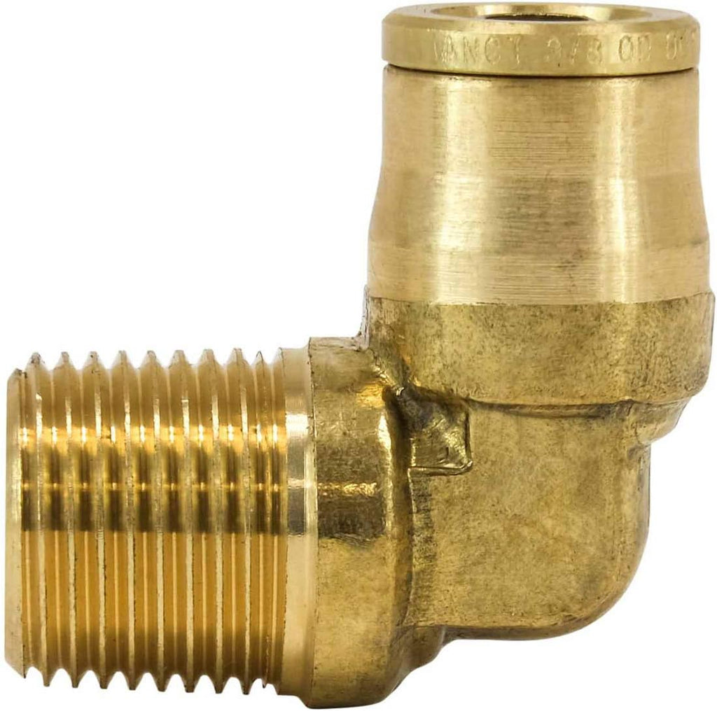 DOT Brass Push to Connect Air Brake Line Fittings Connector Kit 28-Piece W4768