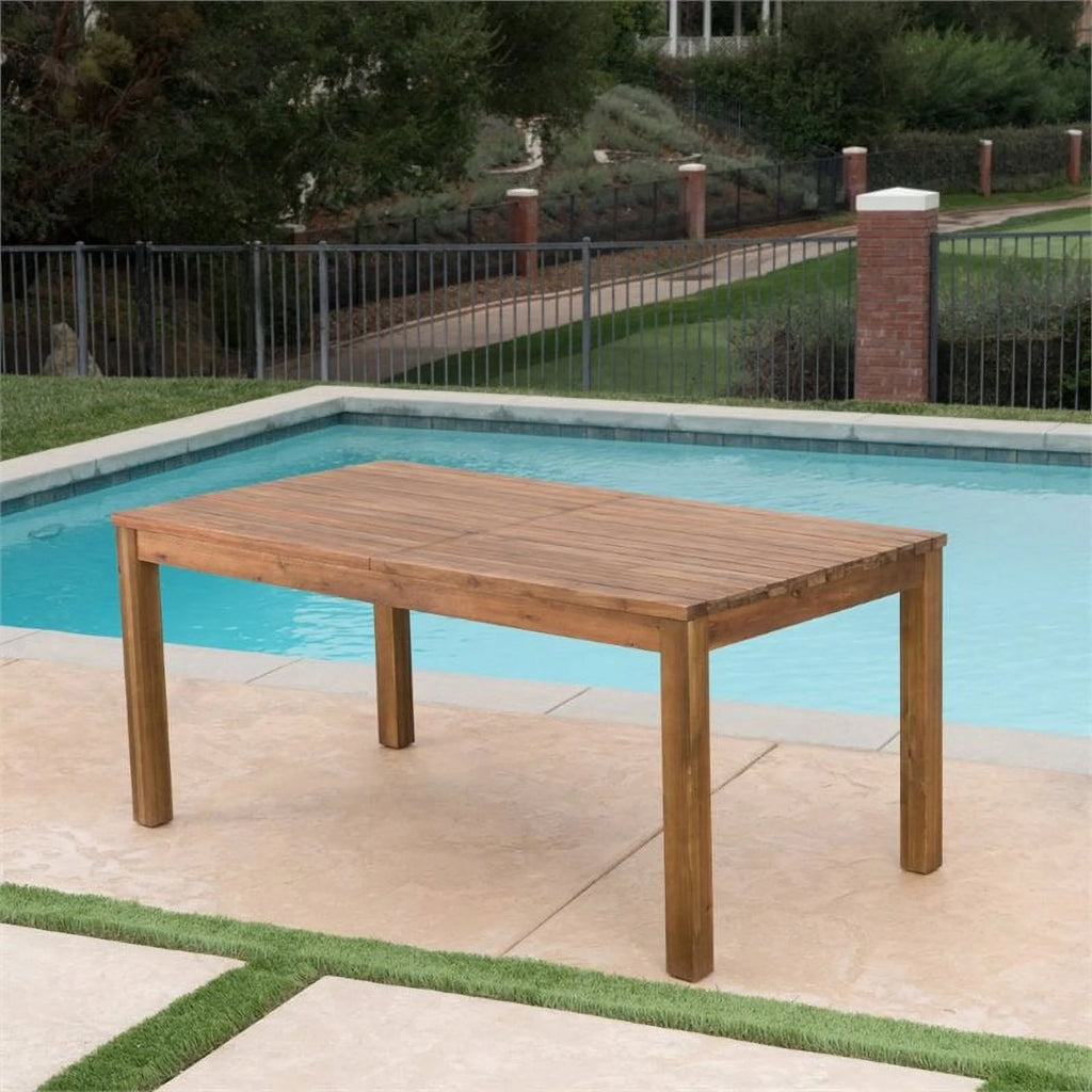 9 Piece Wooden Patio Dining Set Q6672