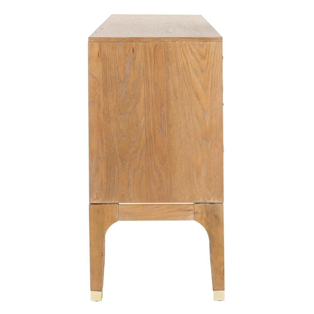 6 Drawer Rustic Oak Dresser E19433