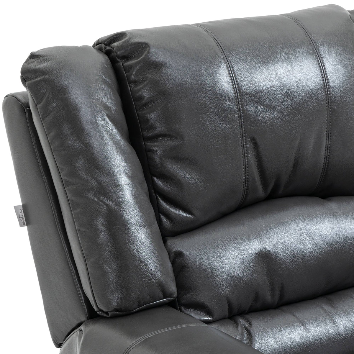 Grey Microfiber Manual Standard Recliner L8831