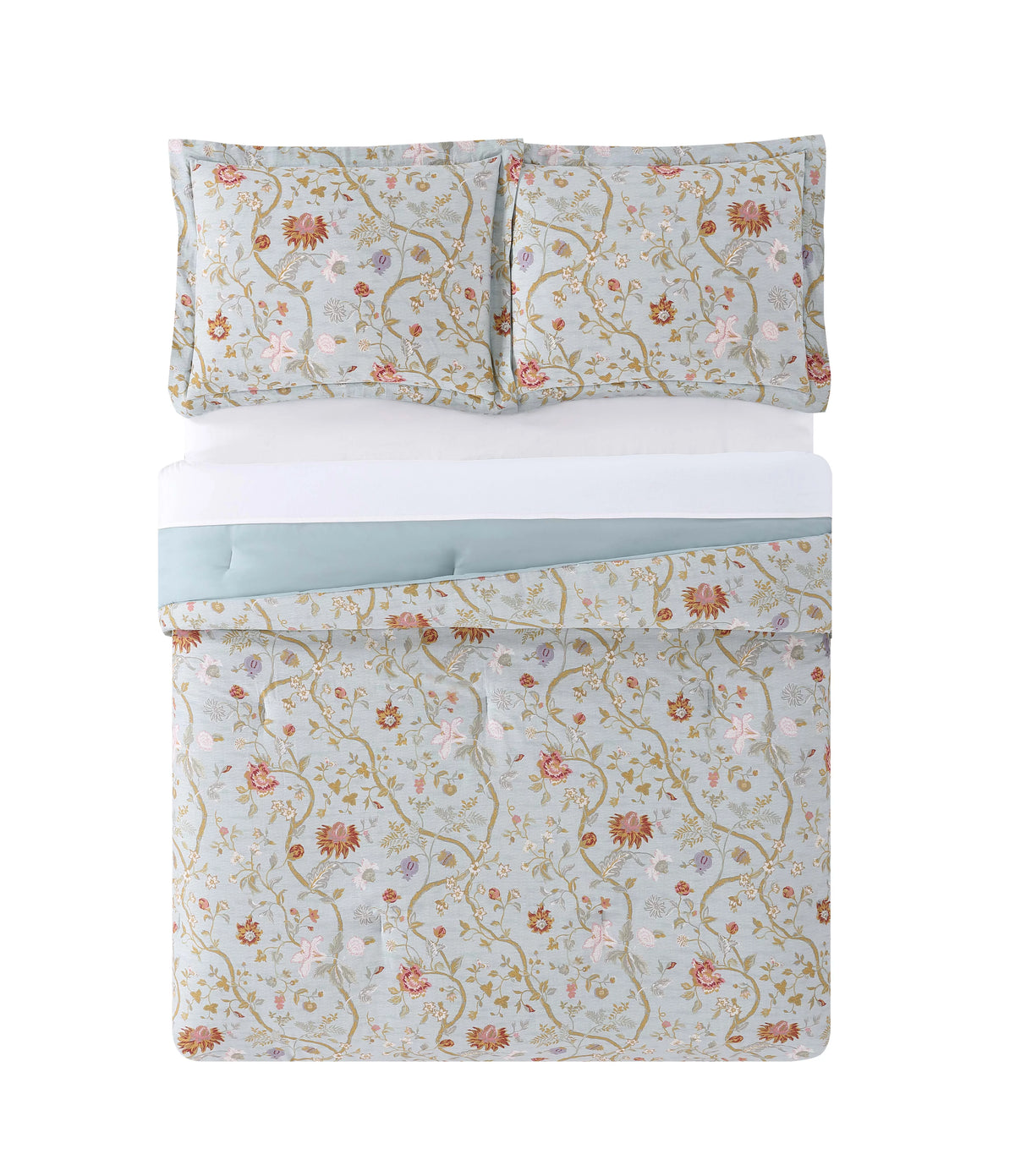 Blue Full / Queen XL Comforter Set R610