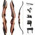 62" Takedown Recurve Bow Set with Laminated Wooden Riser L8187