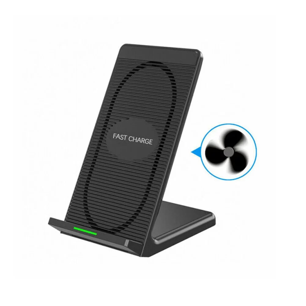 10W Fast Wireless Charger Stand Detachable 2-Coils Charging Pad B42311