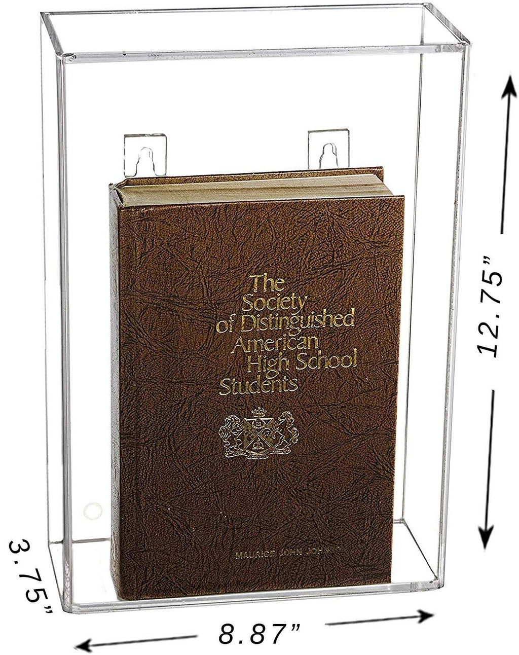 Clear Acrylic Book Display Case Q66647