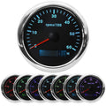 7 Colors 85mm 0-8000 RPM LED Tachometer Gauge Y24233