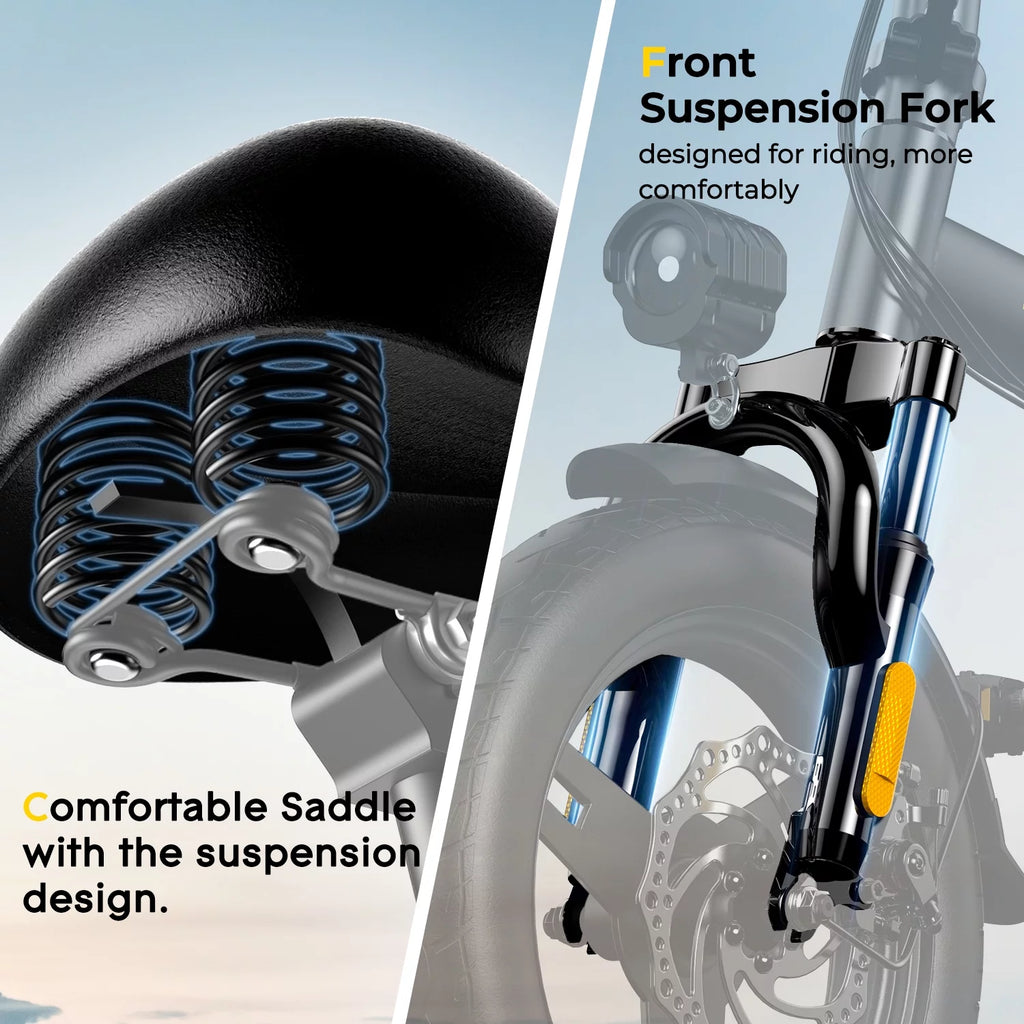 Folding Electric Bike 36V 10Ah 400W T94328