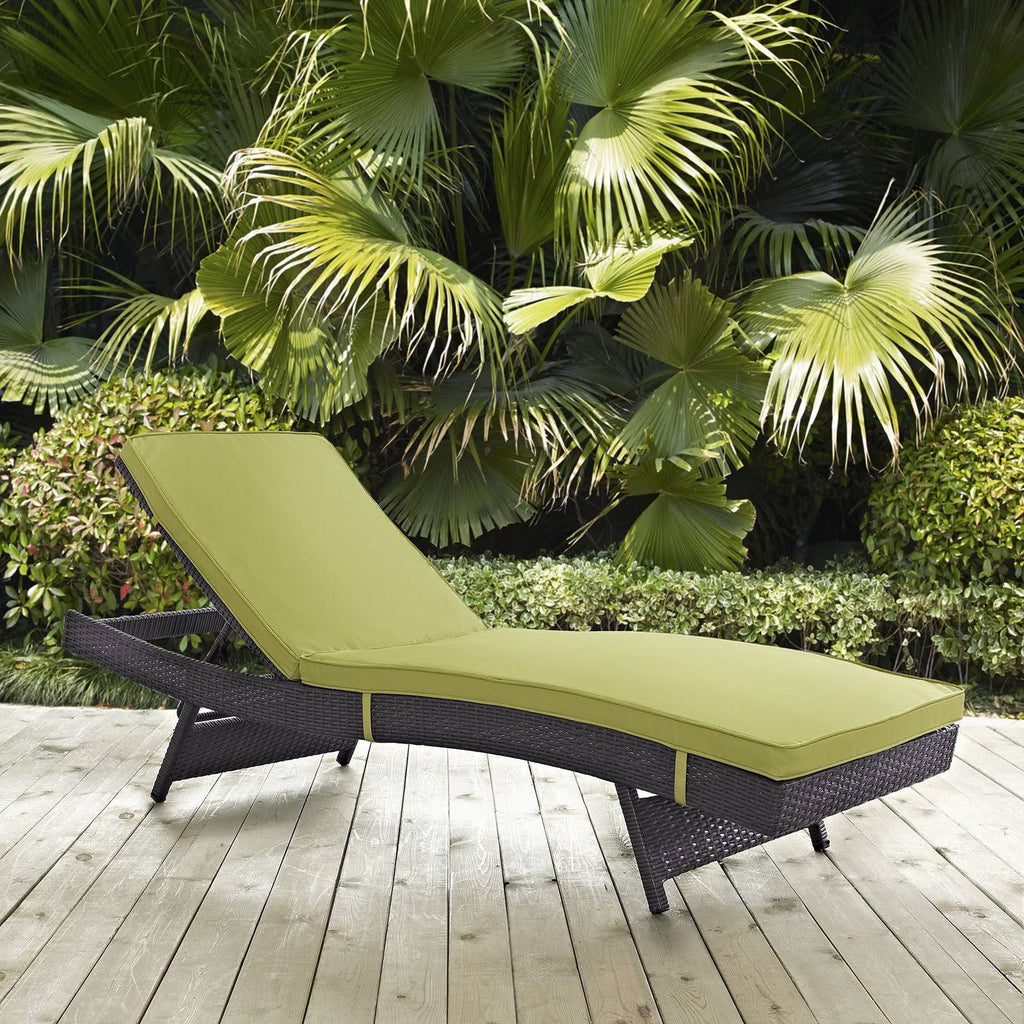 Brown Outdoor Patio Chaise D239
