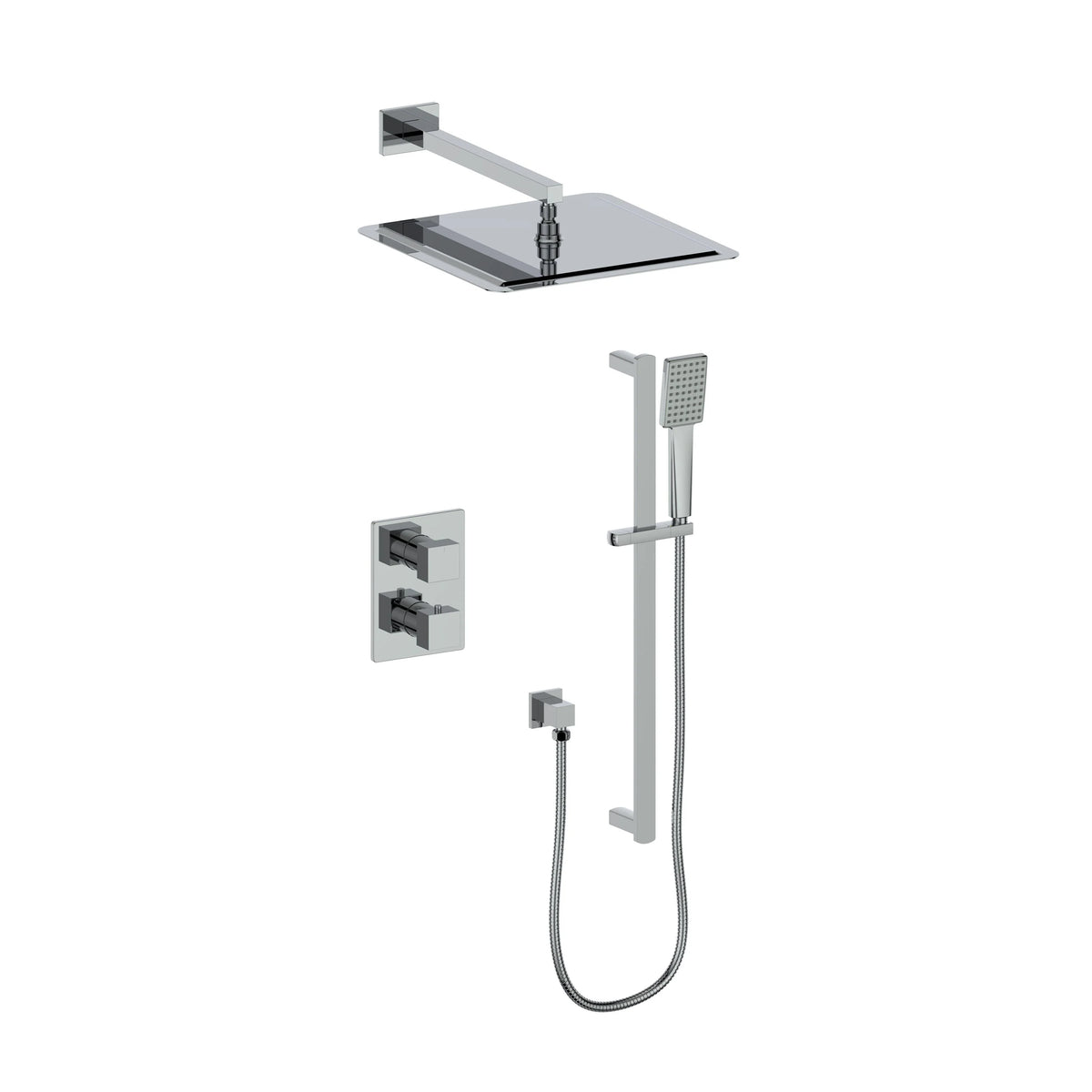 Chrome Thermostatic Shower System O884