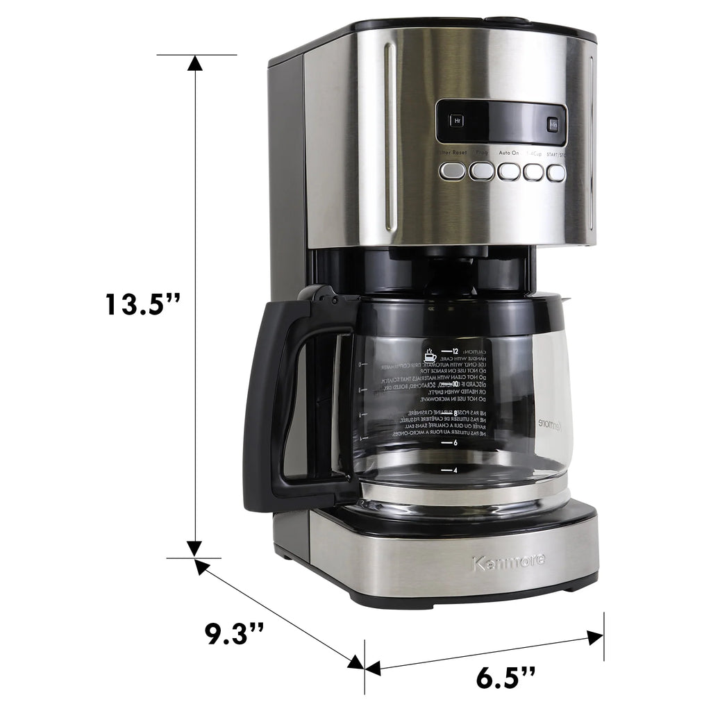 1.8L 12-Cup Programmable Drip Coffee Maker Q826