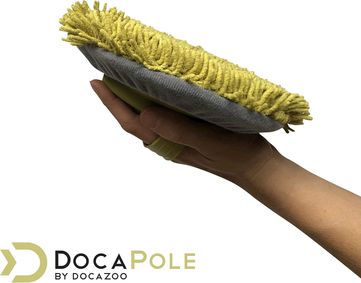 Wall Duster with 6-24 Foot Extension Pole, Chenille Microfiber Cleaning Head, Pack of 2 T178286