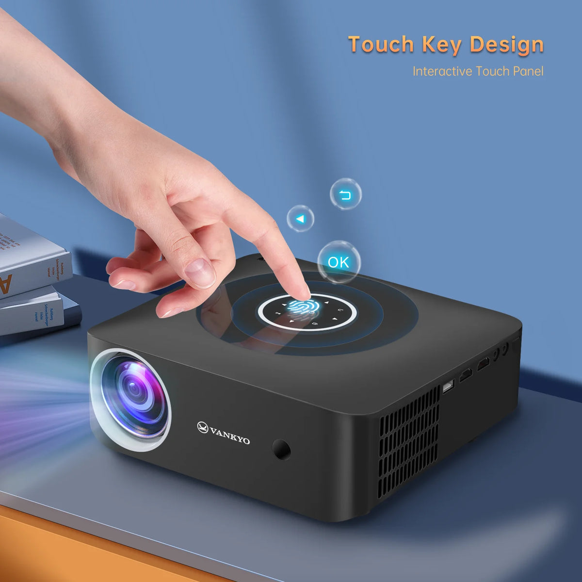 1080P Full HD LCD Portable Projector D782