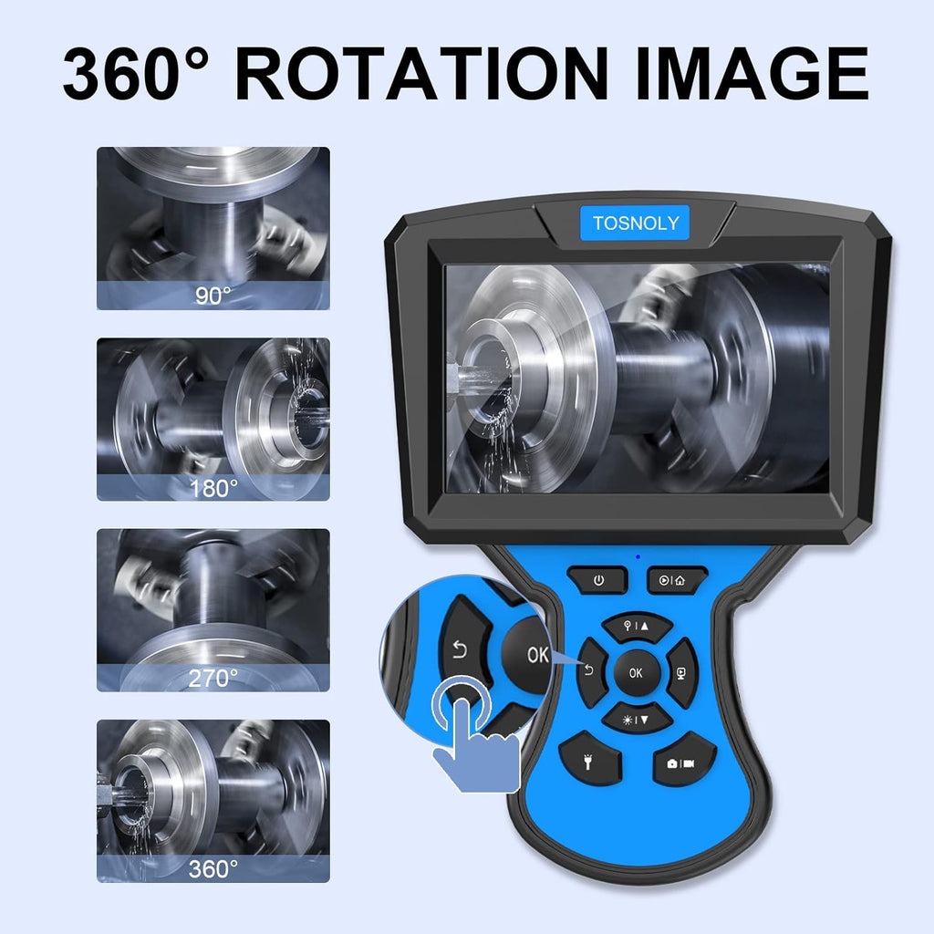 5mm Dual Lens Borescope Inspection Camera with 5 inches Monitor N220984