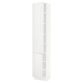 High Cabinet with shelves/2 Doors, white, 18x15x90 S52805