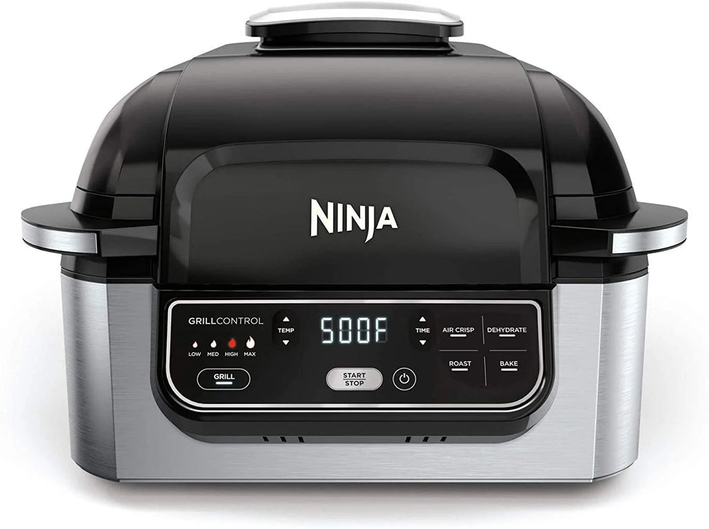 Restored 5in1 Indoor Grill with Air Fry V30441