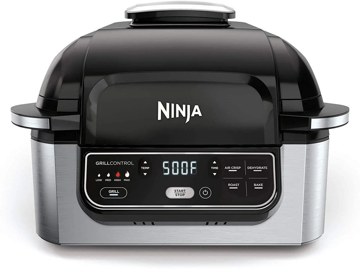 Restored 5in1 Indoor Grill with Air Fry V30441